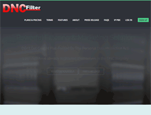 Tablet Screenshot of dncfilter.com